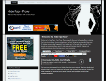 Tablet Screenshot of hidefap.com